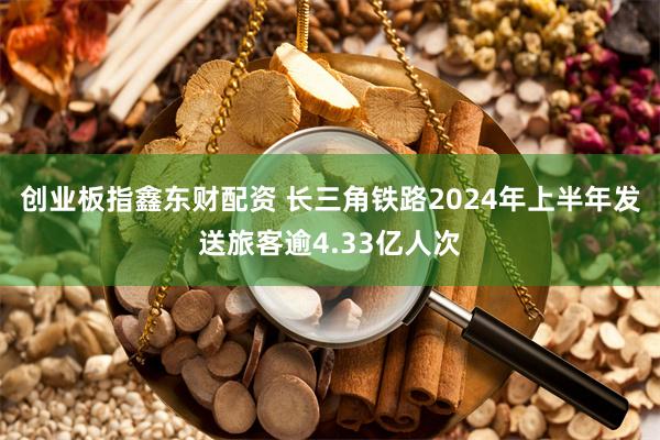 创业板指鑫东财配资 长三角铁路2024年上半年发送旅客逾4.33亿人次