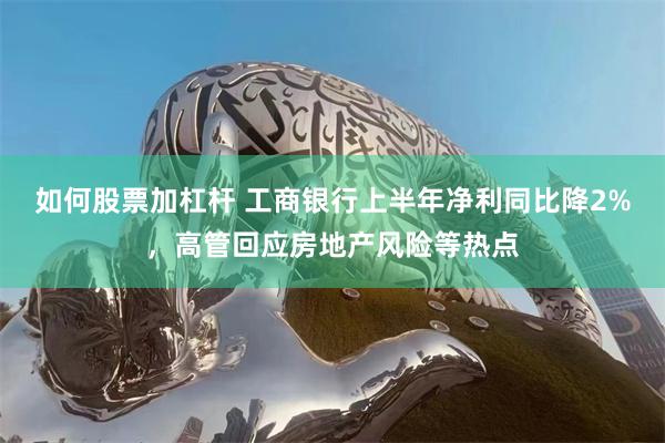 如何股票加杠杆 工商银行上半年净利同比降2%，高管回应房地产风险等热点