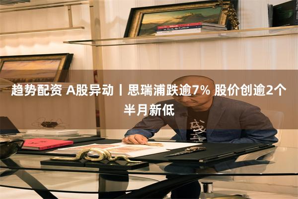 趋势配资 A股异动丨思瑞浦跌逾7% 股价创逾2个半月新低