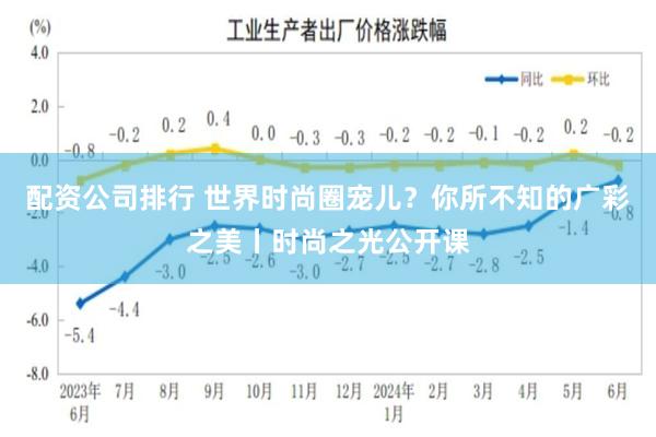 配资公司排行 世界时尚圈宠儿？你所不知的广彩之美丨时尚之光公开课